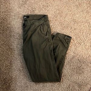 Zara Men Denim Wear Green Cargo Pants